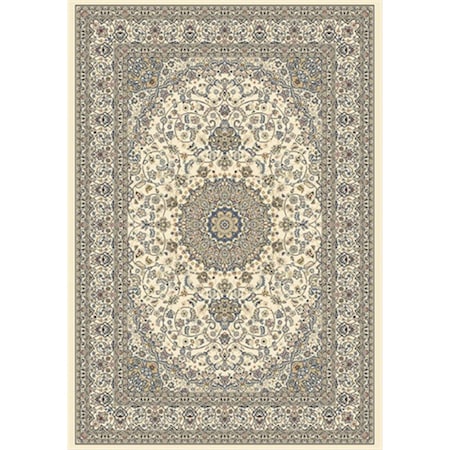 Dynamic Rugs Ancient Garden 2 ft. 2 in. x 11 in. 57119-6464 Rug - Ivory/Ivory AN212571196464